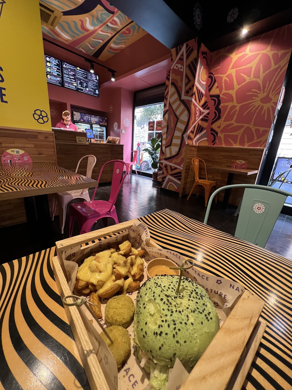 Flower Burger: the place