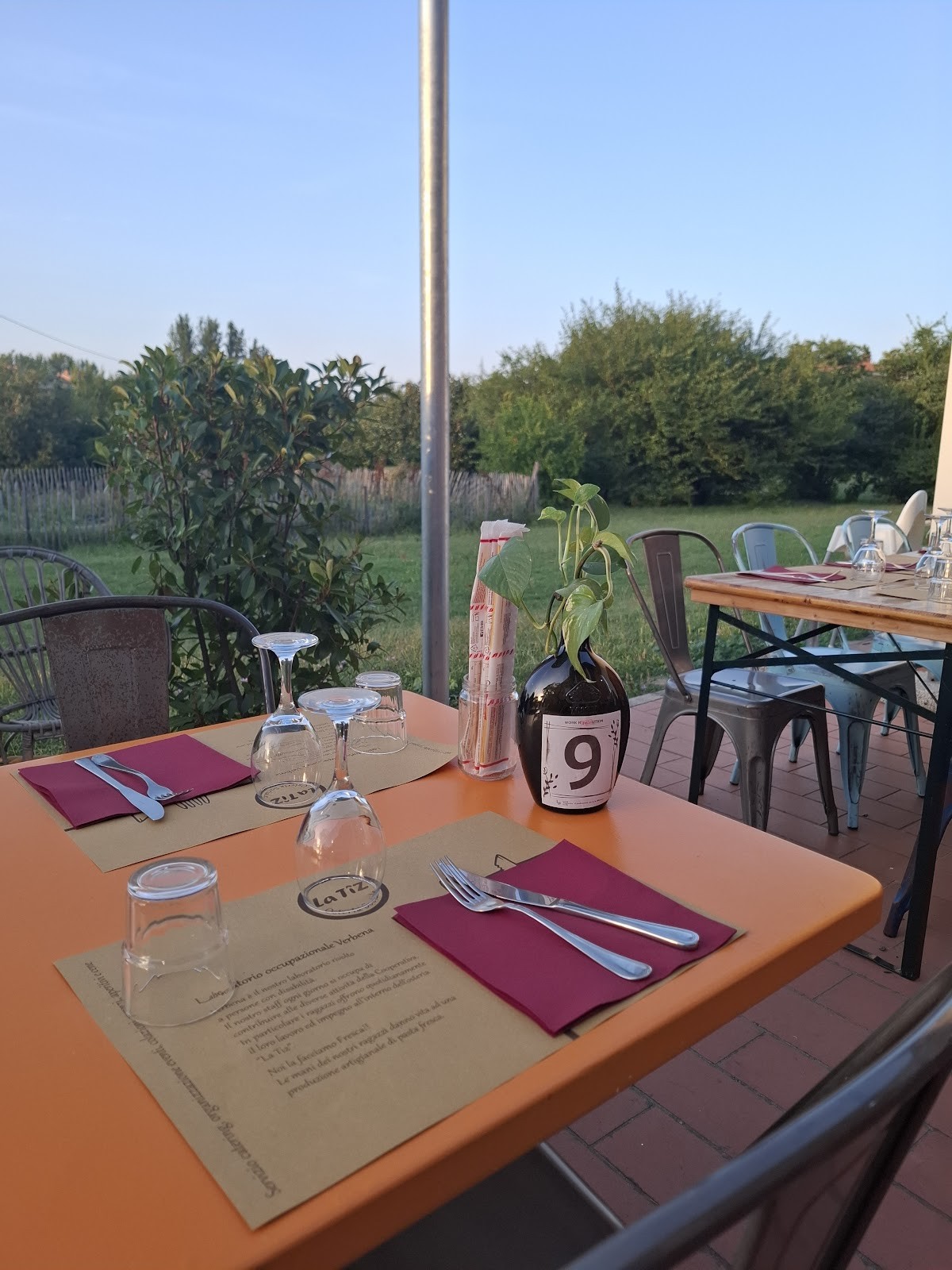 La Tìz Osteria Sociale di Villa Pini: the place