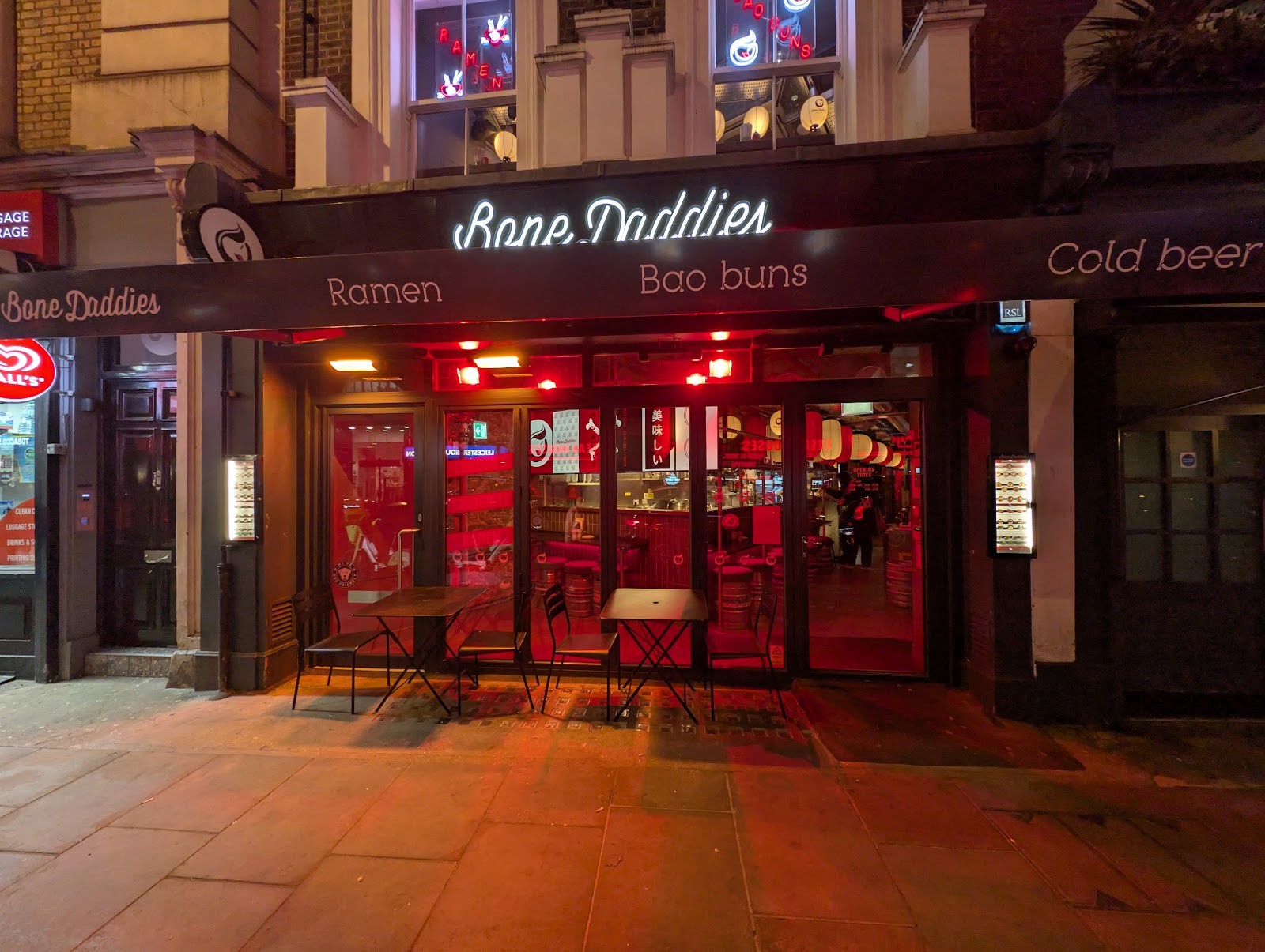 Bone Daddies Leicester Square: the place
