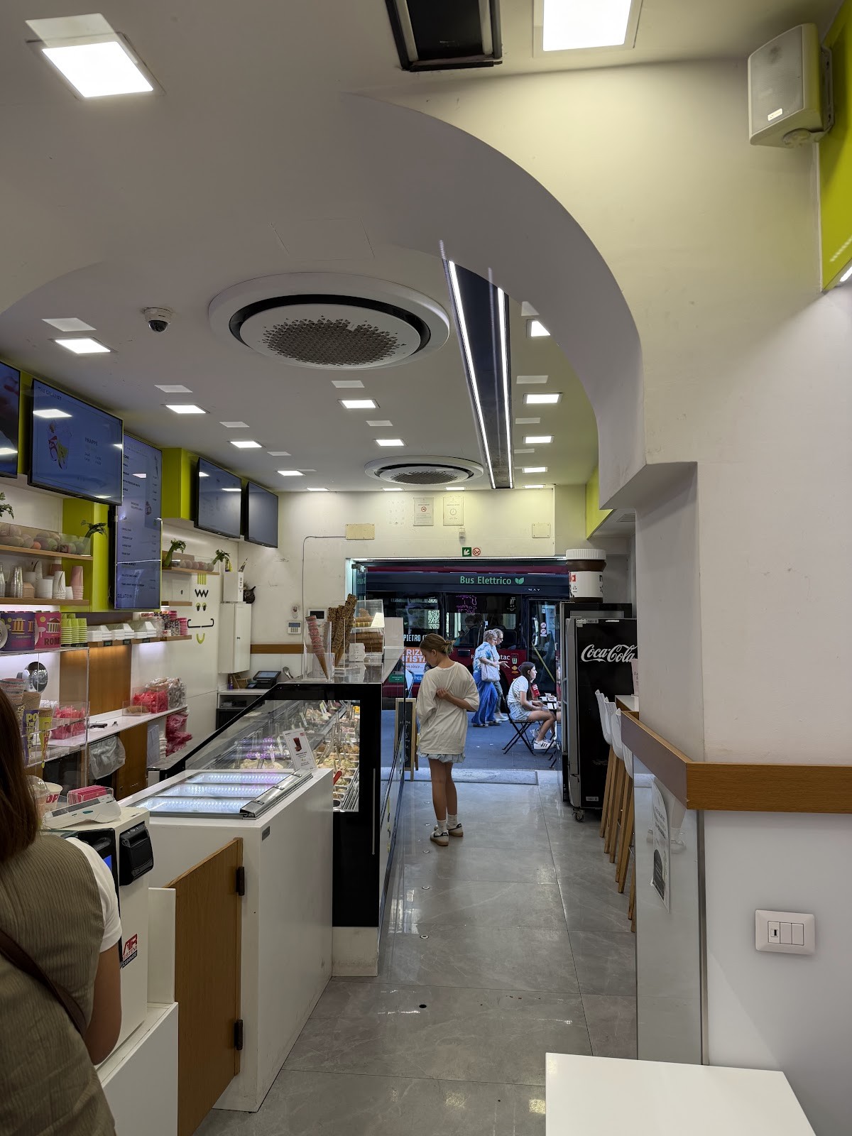 The Gelatist Via del Tritone: the place