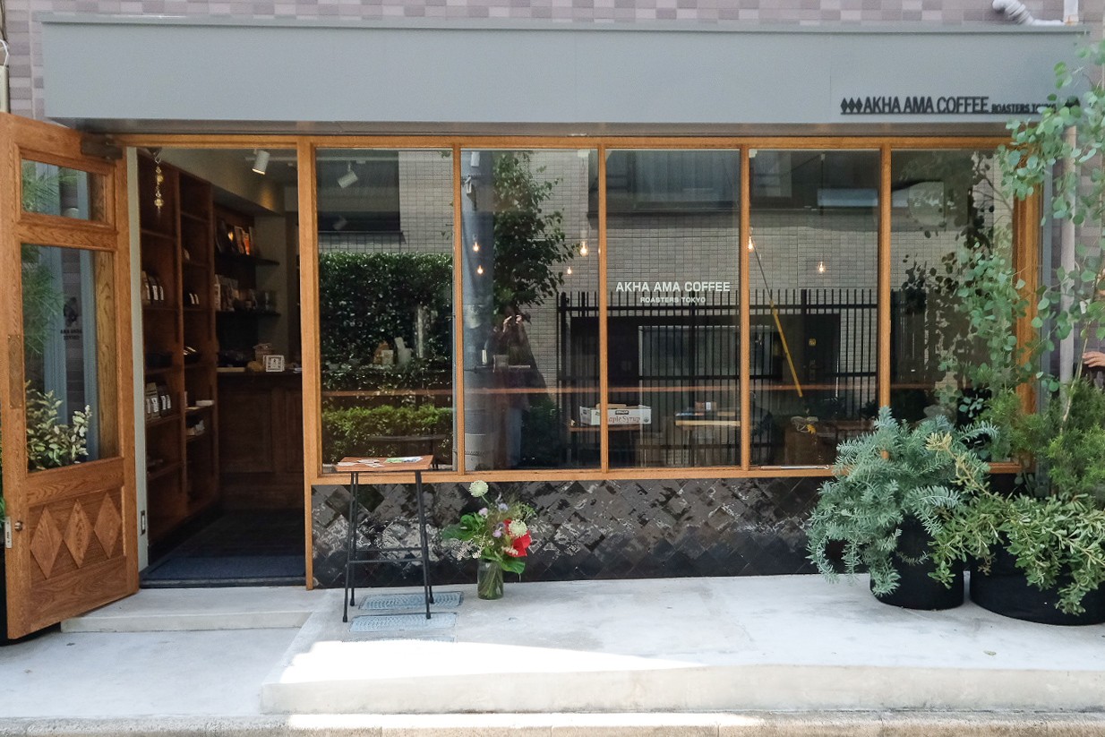 Akha Ama Coffee Kagurazaka: the place