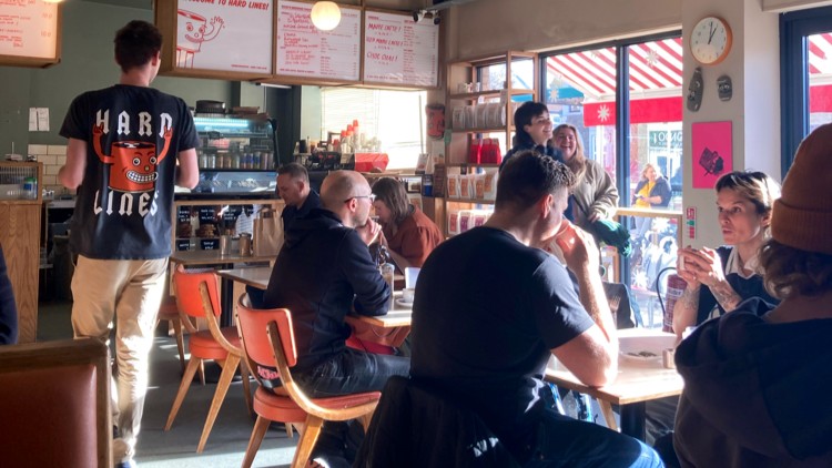 Hard Lines Cafe: photo