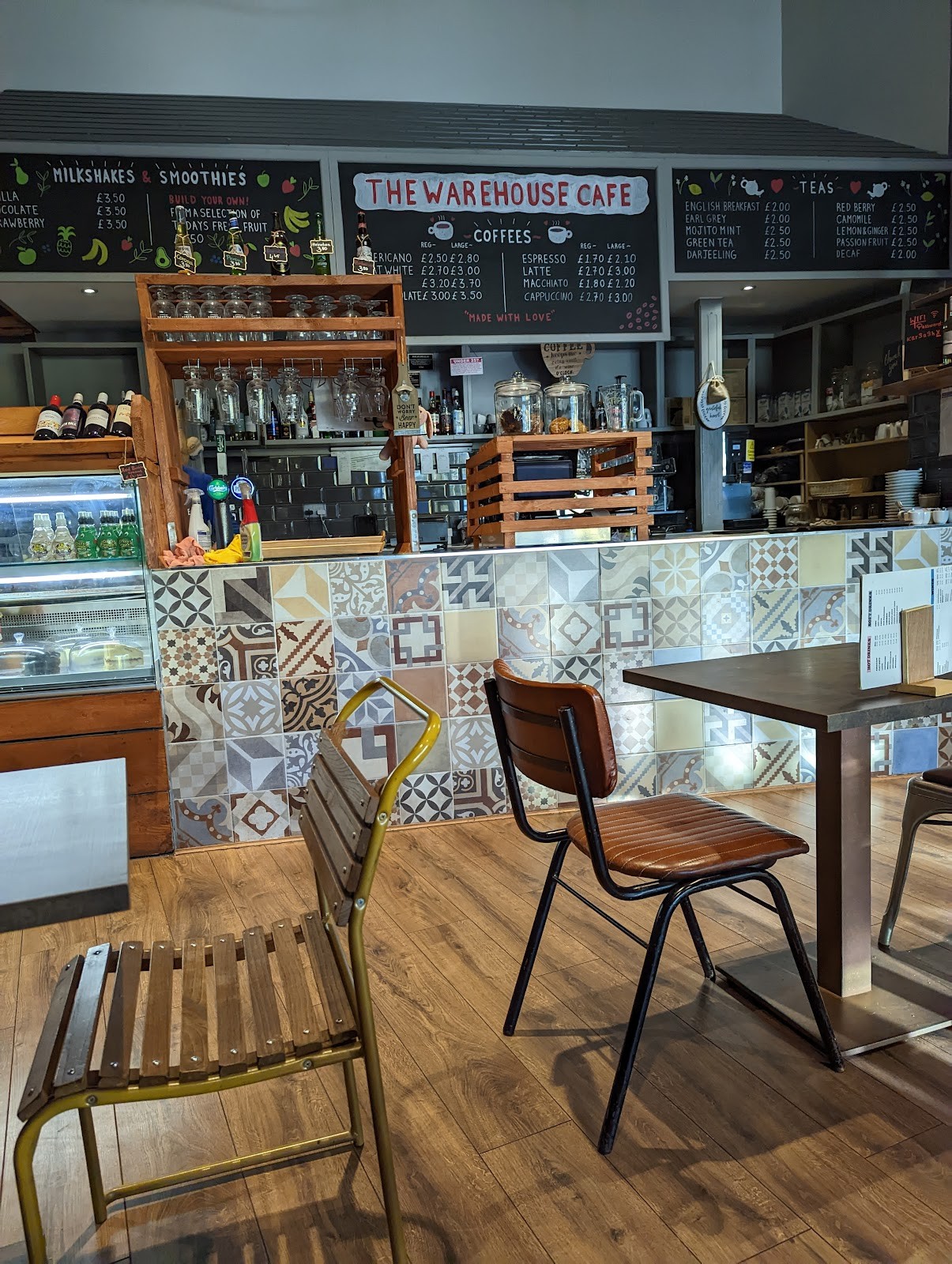 The Warehouse Cafe: the place