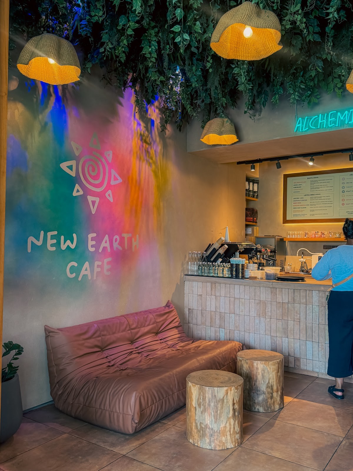 New Earth Cafe: the place