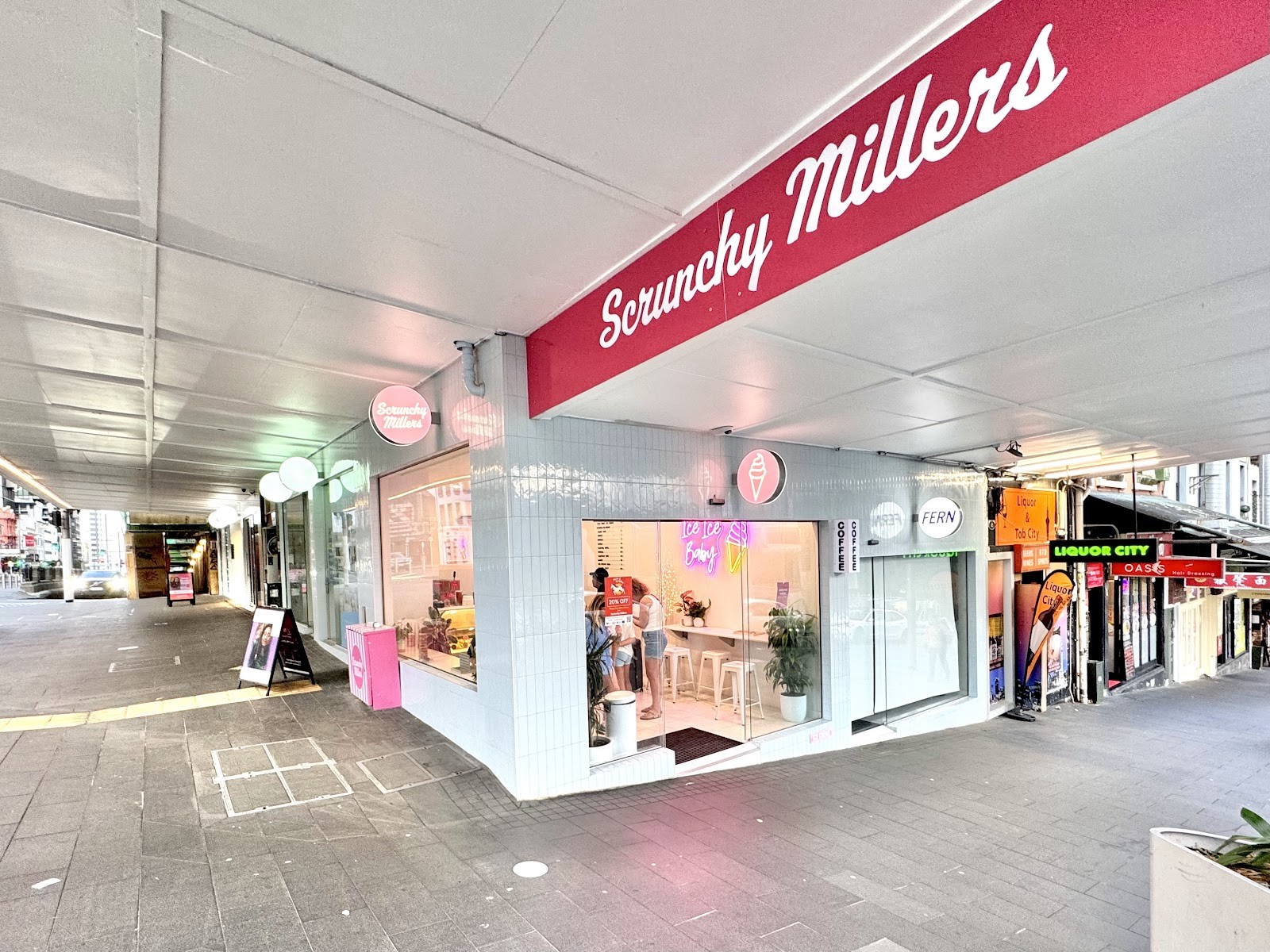 Scrunchy Millers Real Fruit Ice Cream & Gelato Auckland City: the place