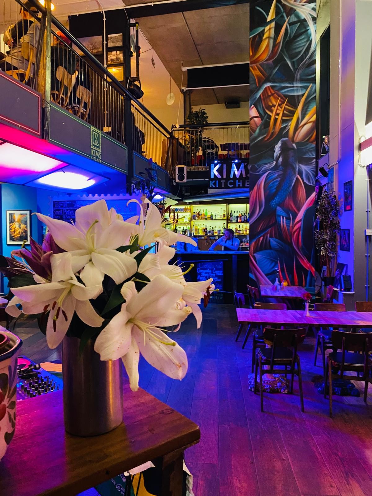 Kim’s Kitchen, Gallery & Bar: the place