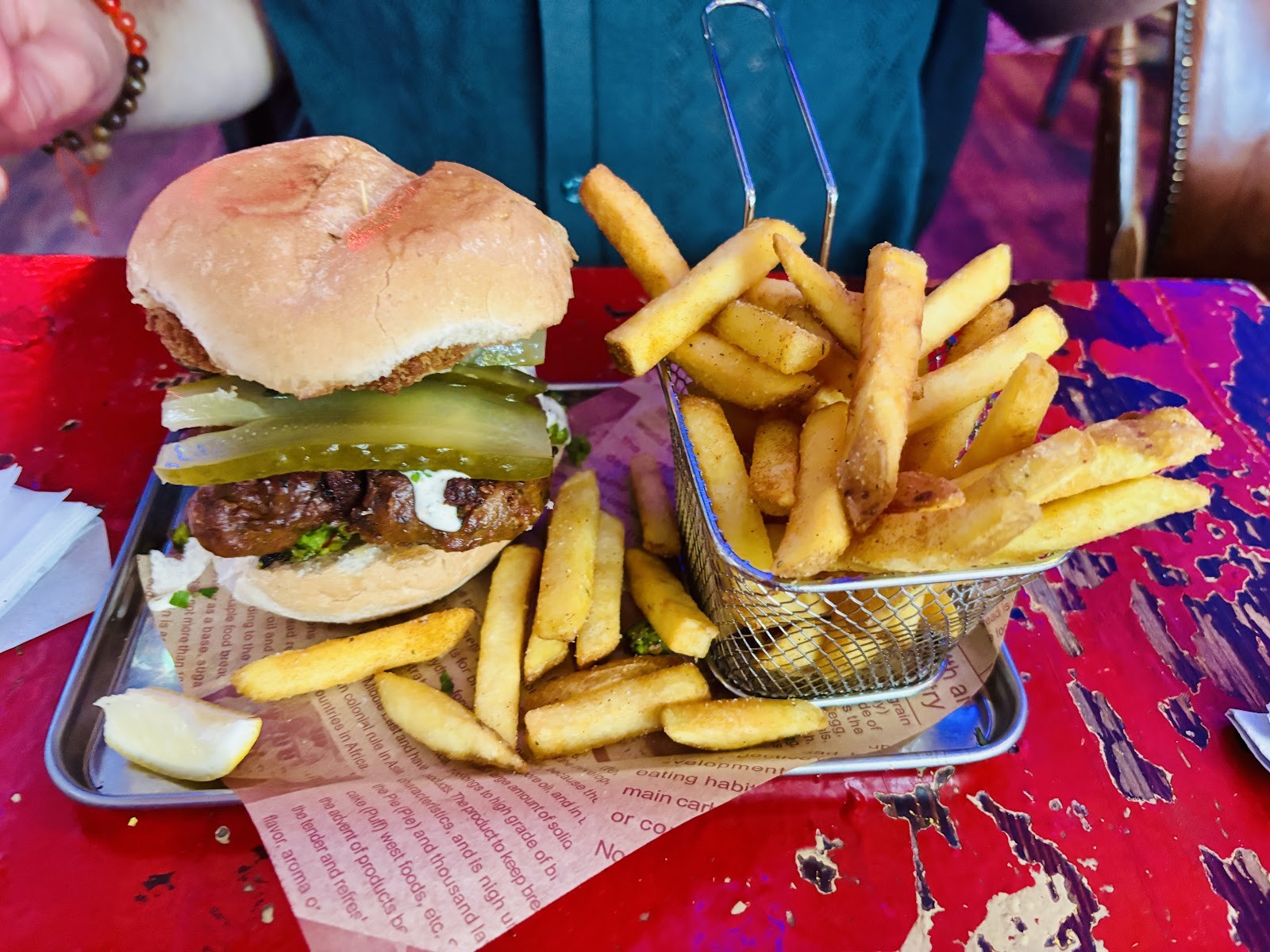 The Happy Fish: food & drinks