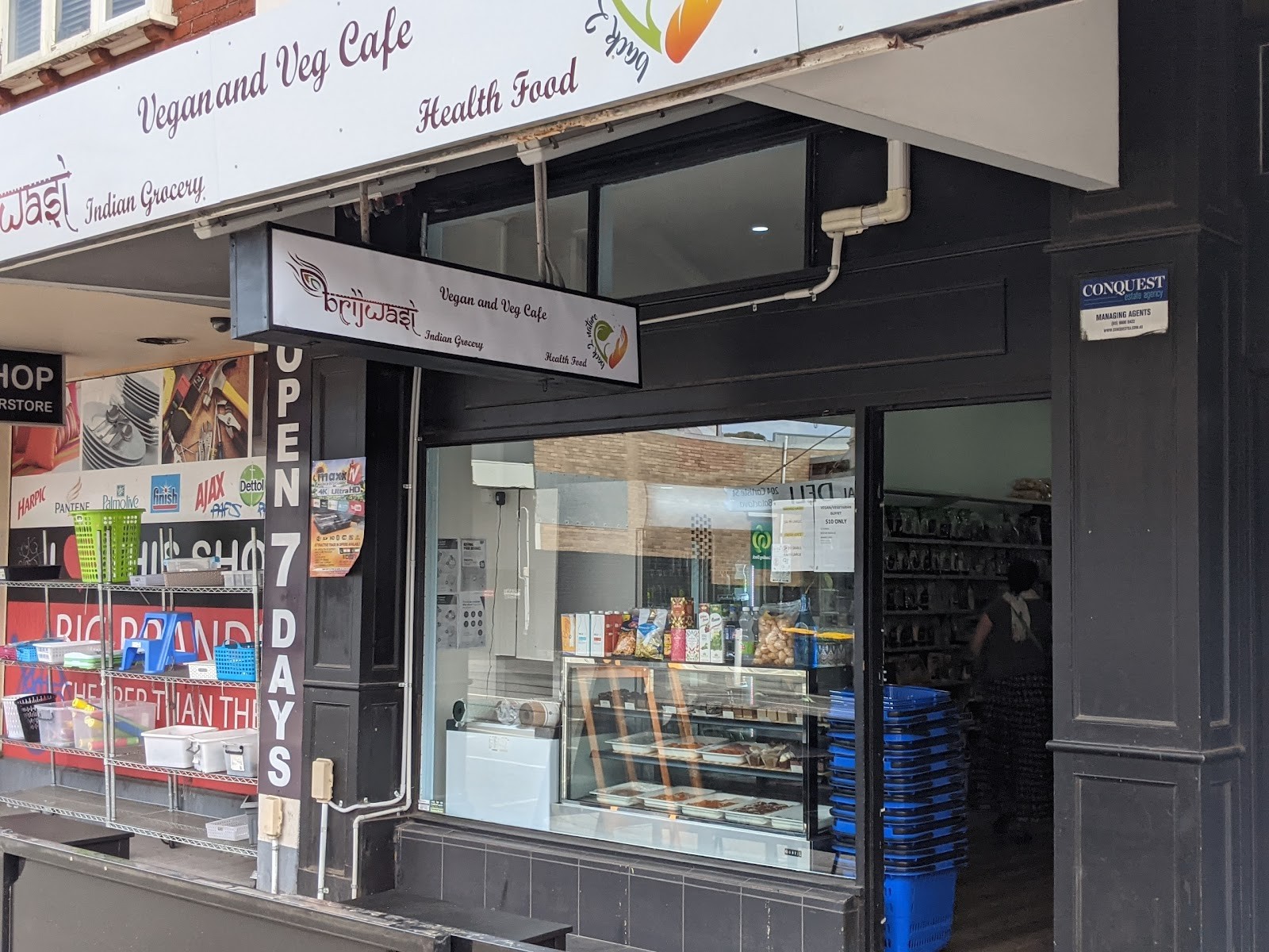 Brijwasi Indian Grocery and Vegetarian Cafe: the place