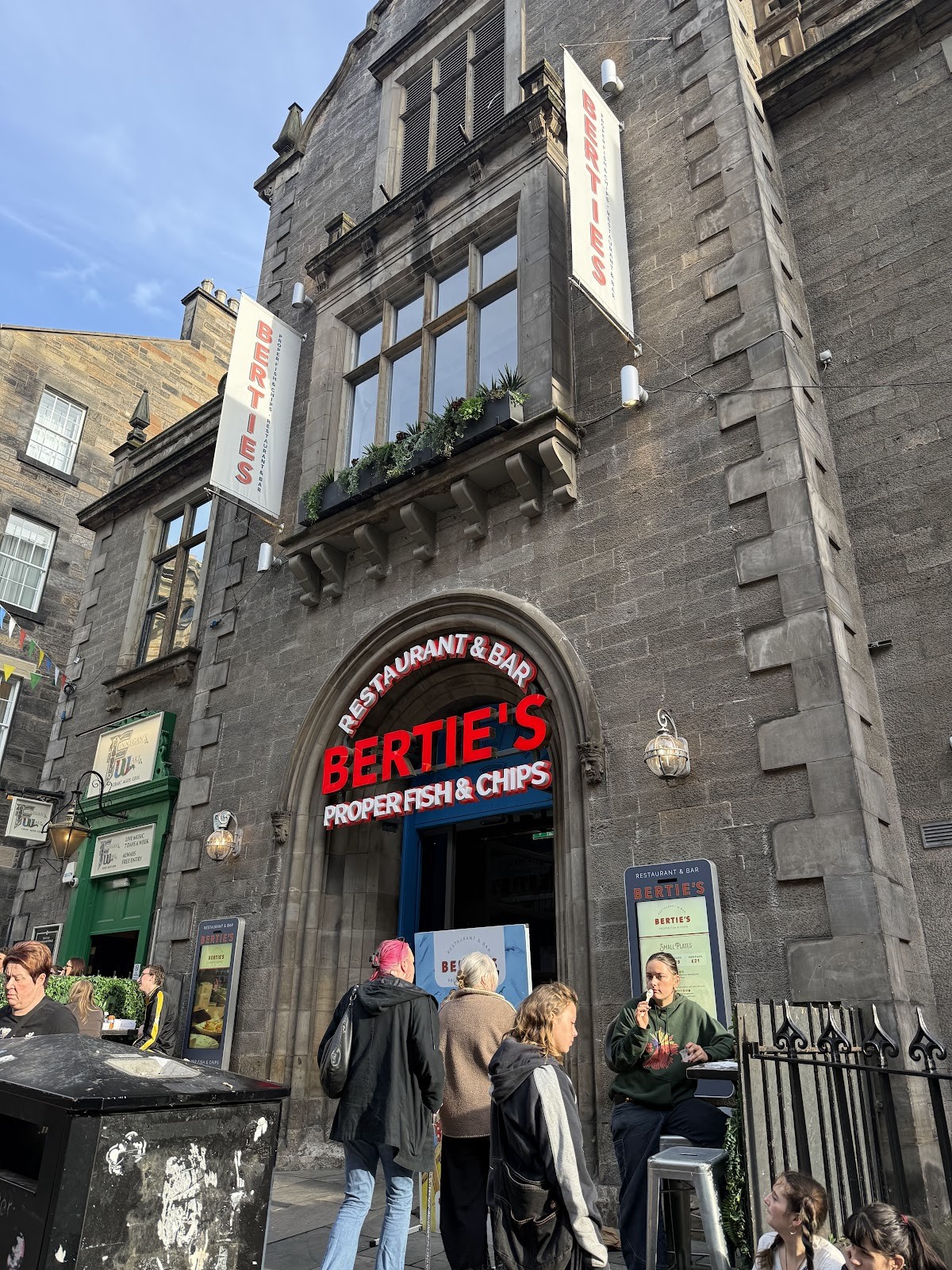 Bertie's Proper Fish & Chips: the place