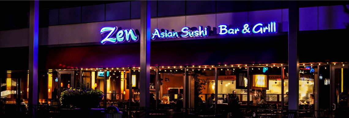 Zen Asian Sushi Bar & Grill: the place