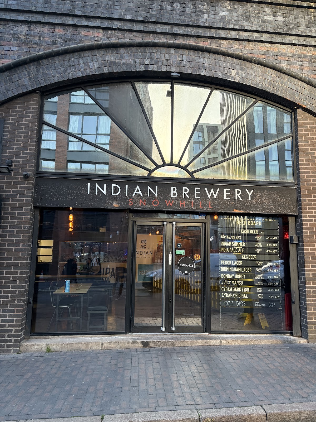 Indian Brewery Snowhill: the place