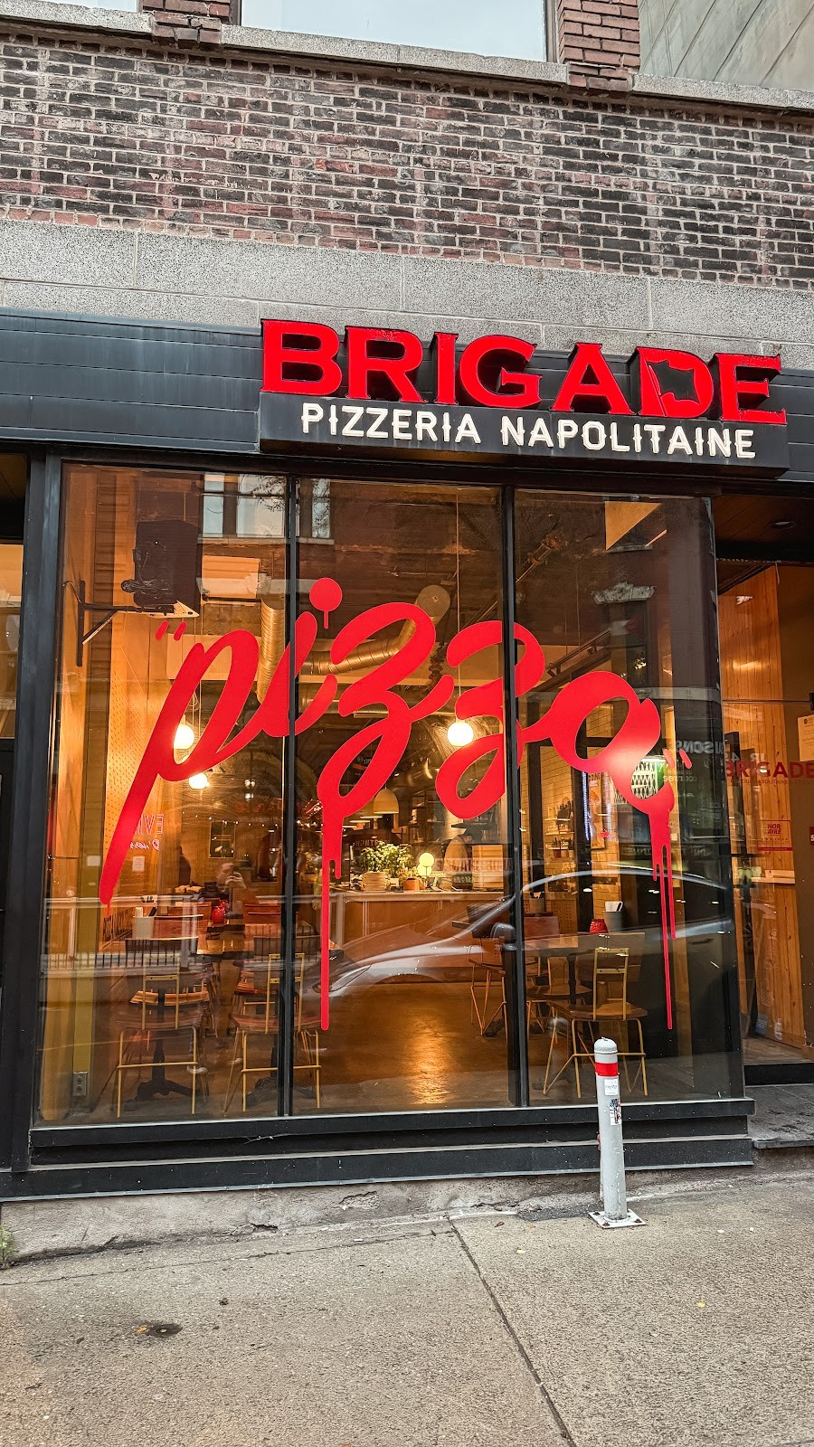 Brigade Pizzeria: the place