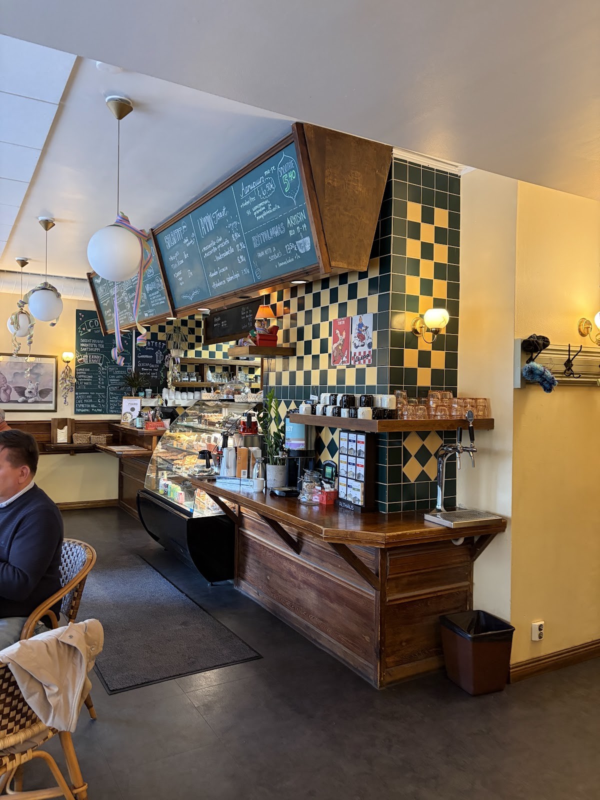 Café Tin Tin Tango: the place