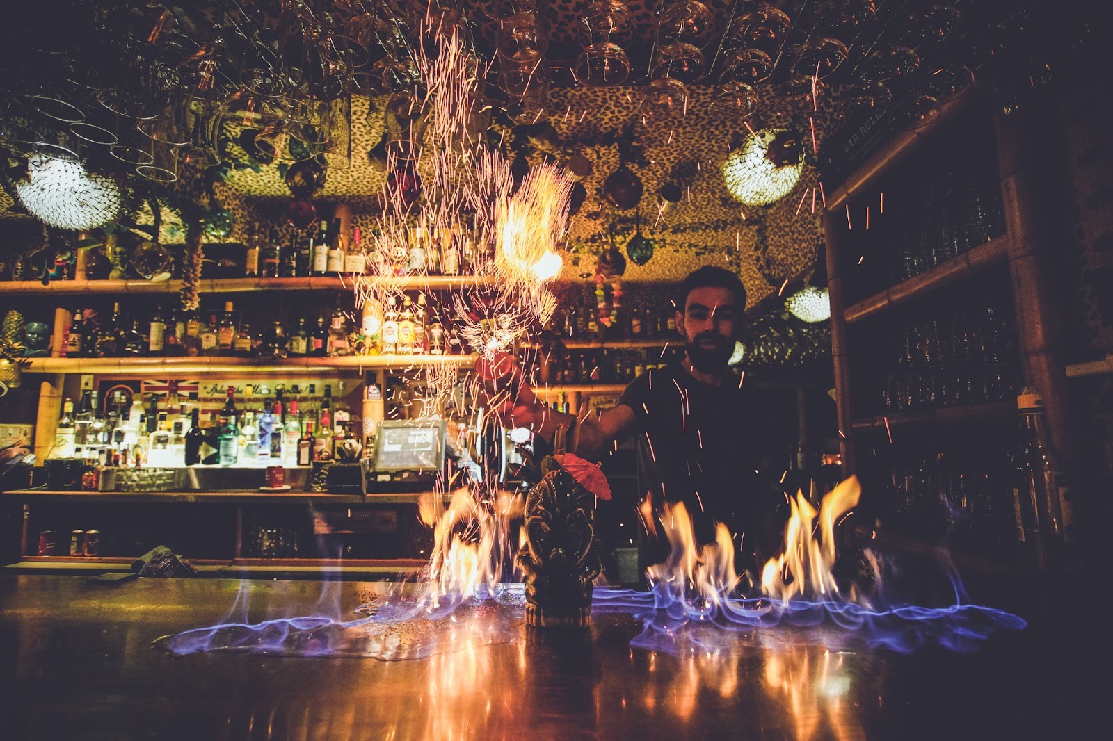 Tiki Bar & Darts Den: the place