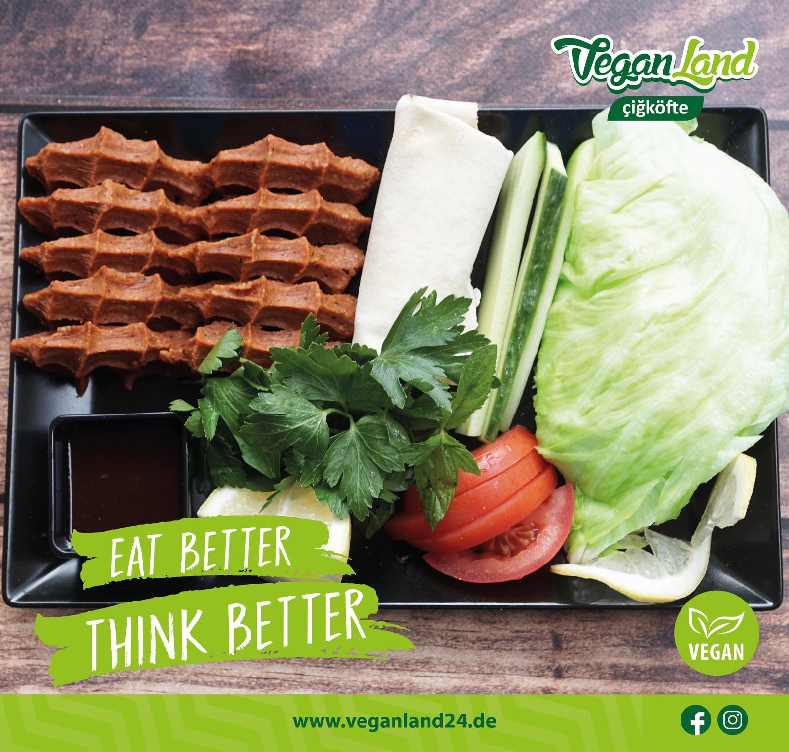 Veganland Çiğköfte Porz: food & drinks
