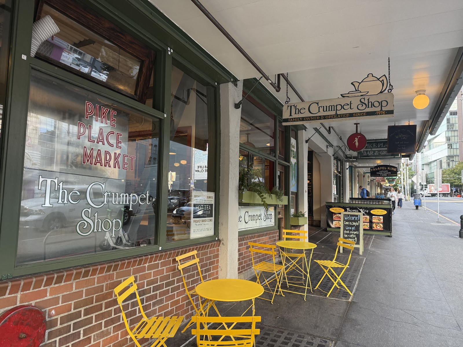 The Crumpet Shop: the place