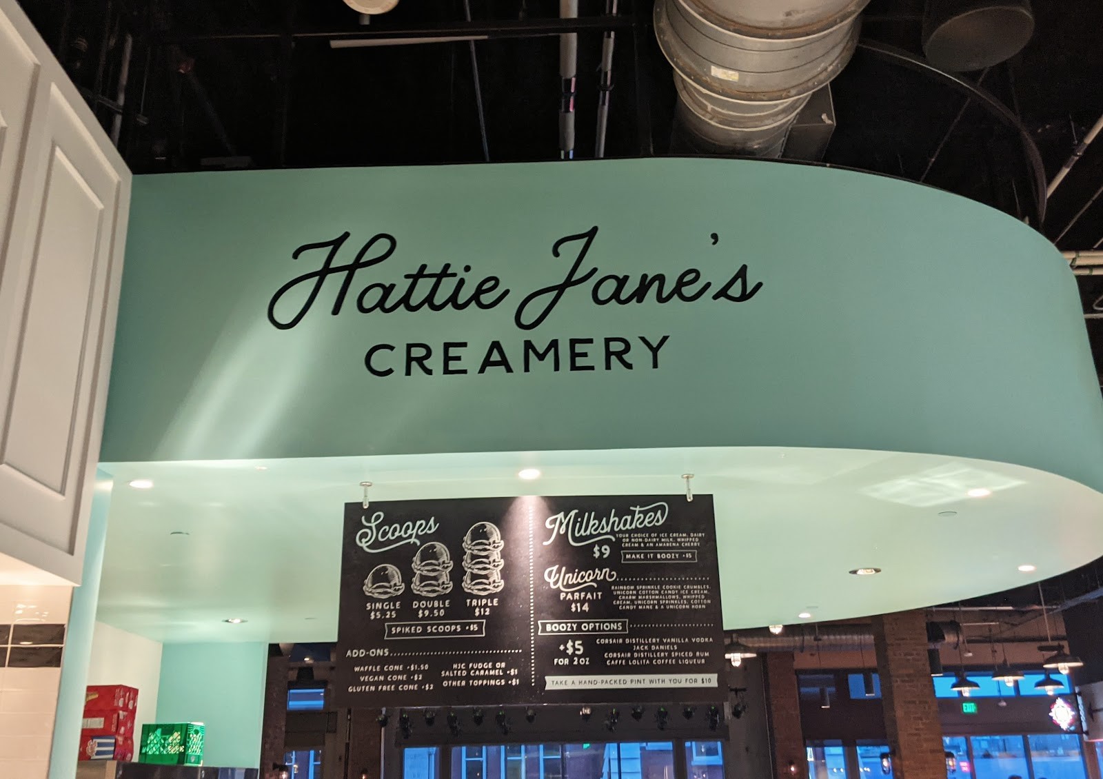 Hattie Jane's Creamery at Assembly Food Hall: the place