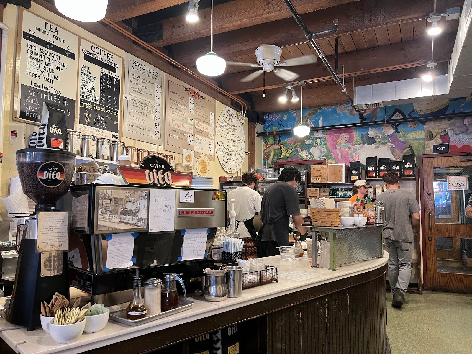 The Crumpet Shop: the place
