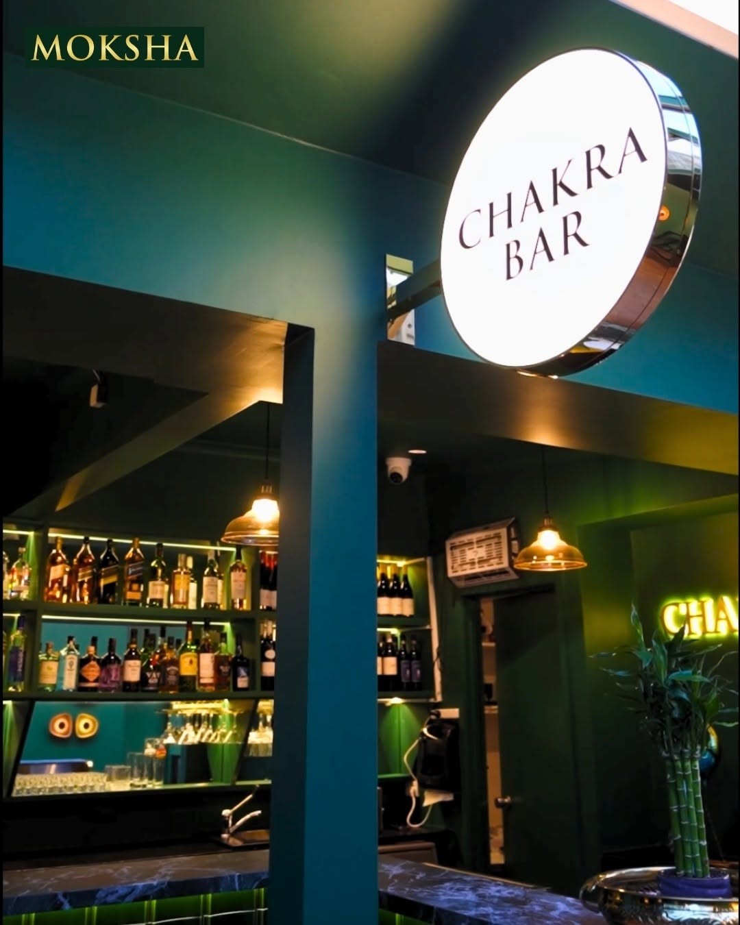 Moksha Dining & Bar: the place