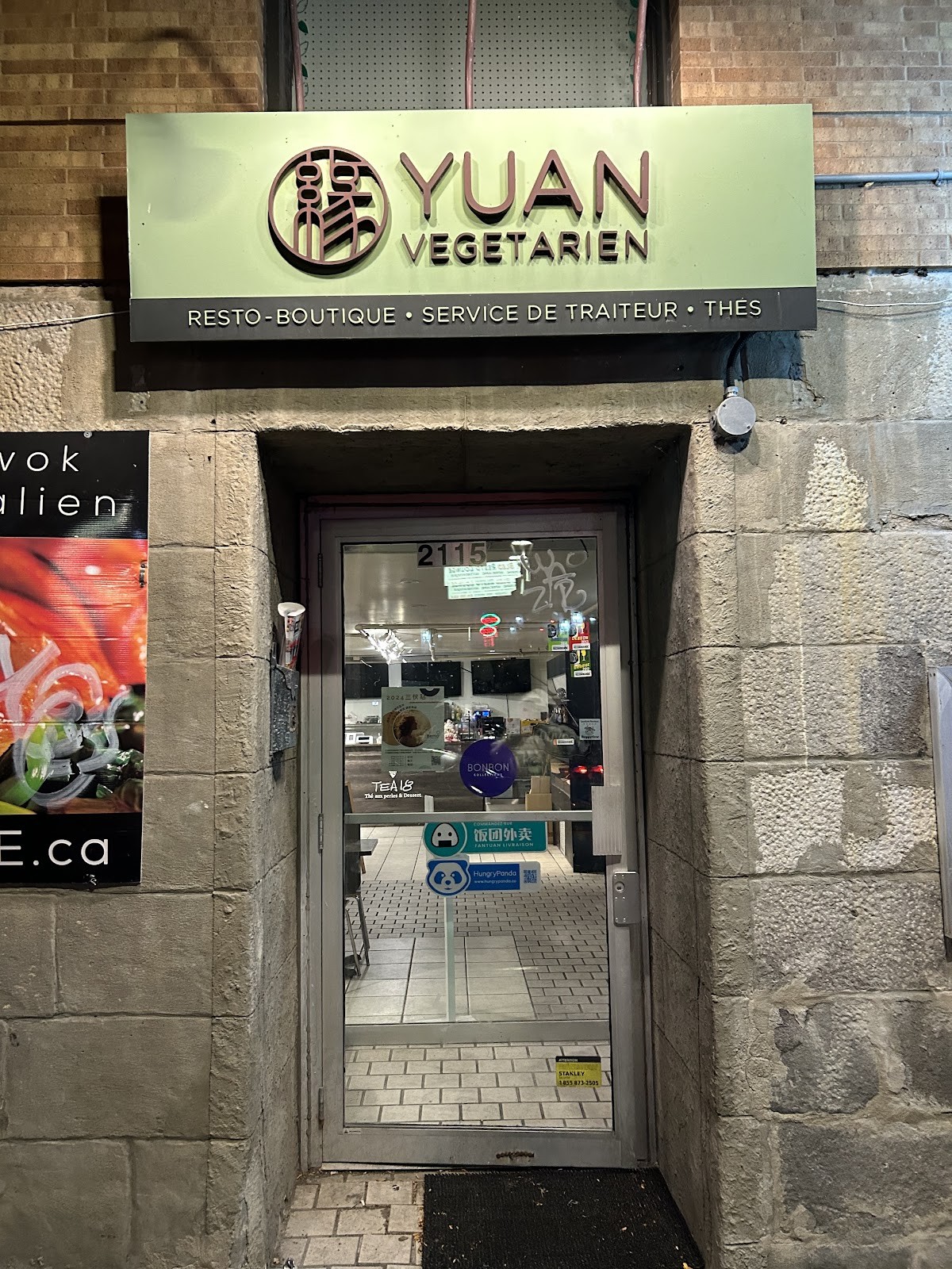 OPLANTE Vegan Sushi & Wok Végétalien Montreal (x Yuan): the place