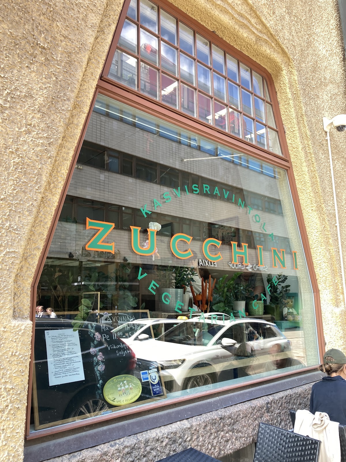 Zucchini Vegetarian Cafe: the place