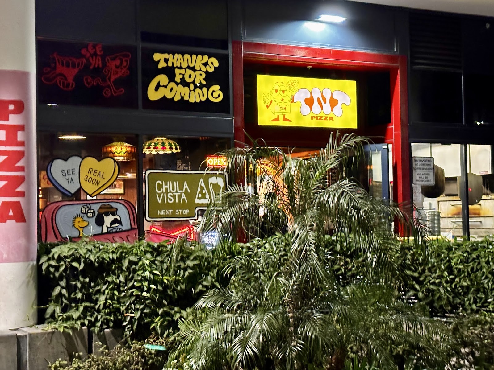 TNT Pizza: the place