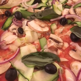 Yard Sale Pizza: food & drinks