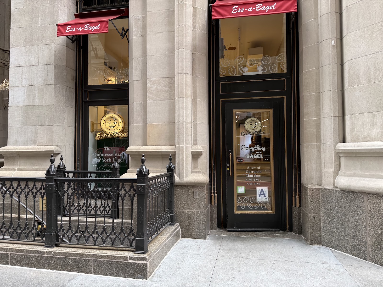 Ess-a-Bagel: the place
