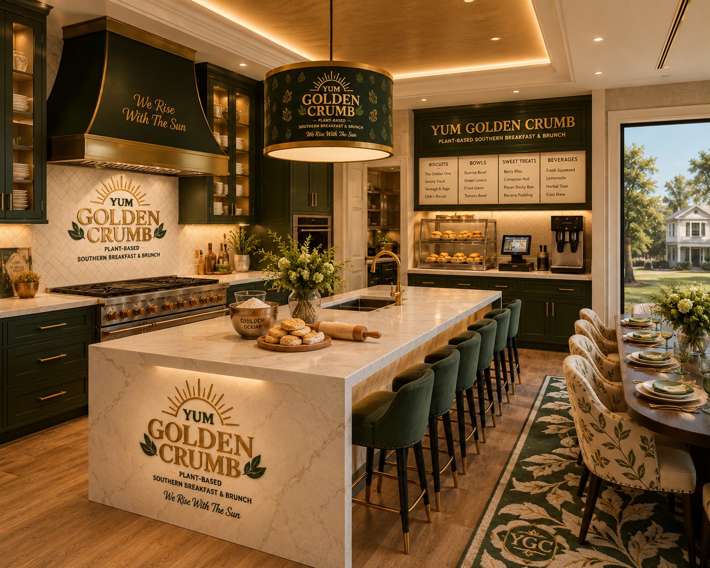 Yum Golden Crumb: the place