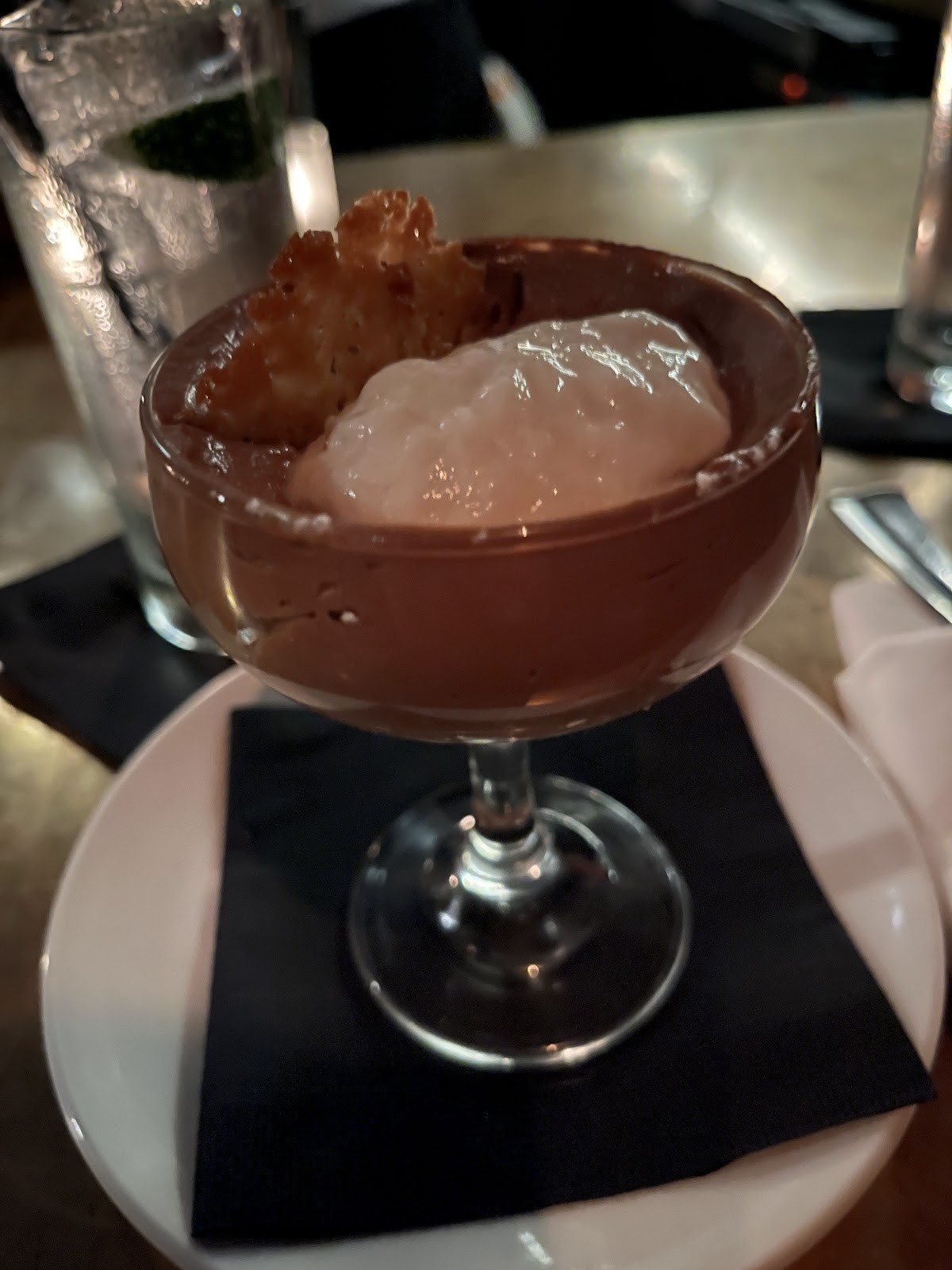 Charlie was a sinner.: food & drinks