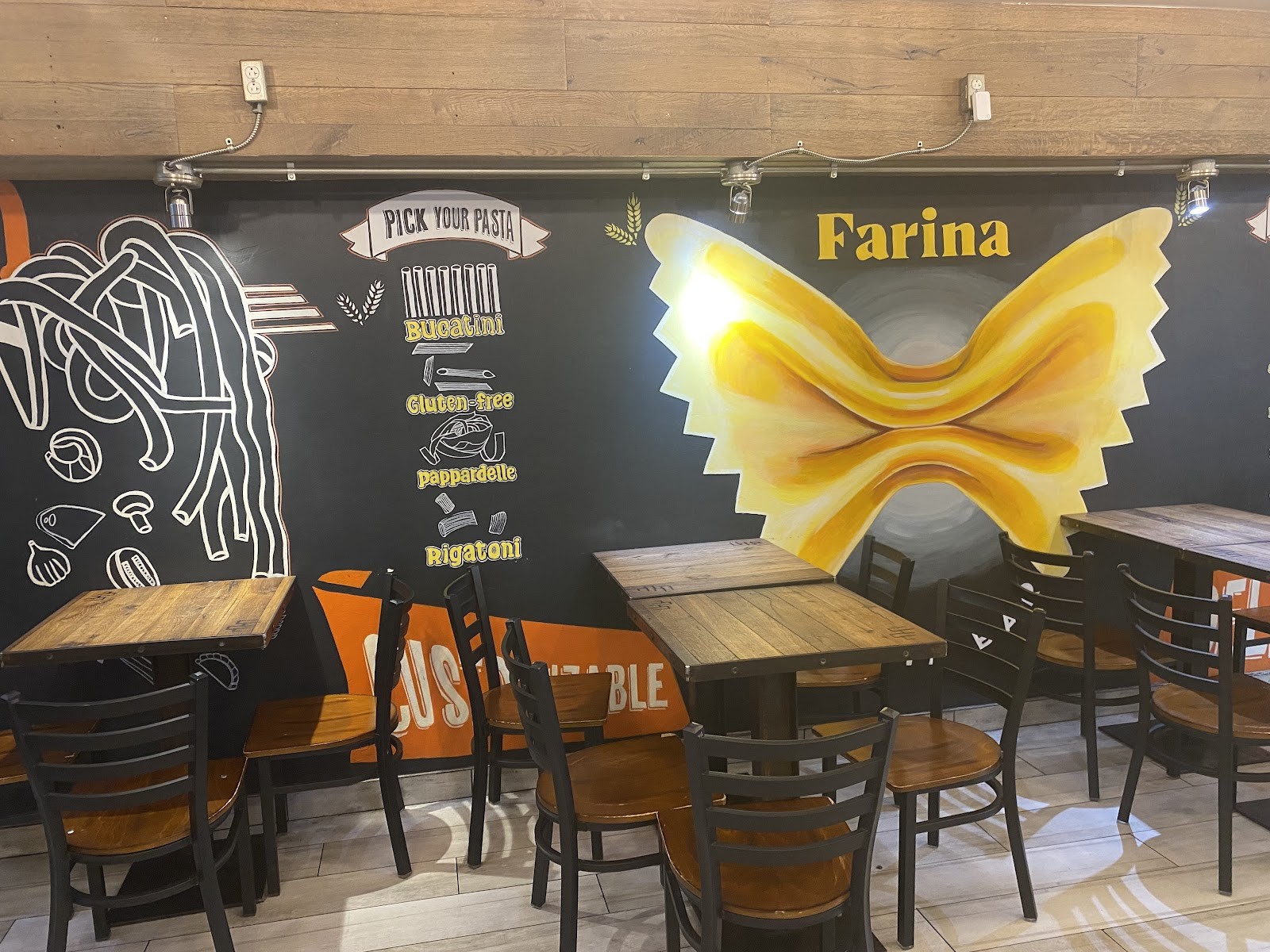 Farina Pasta Bar: the place