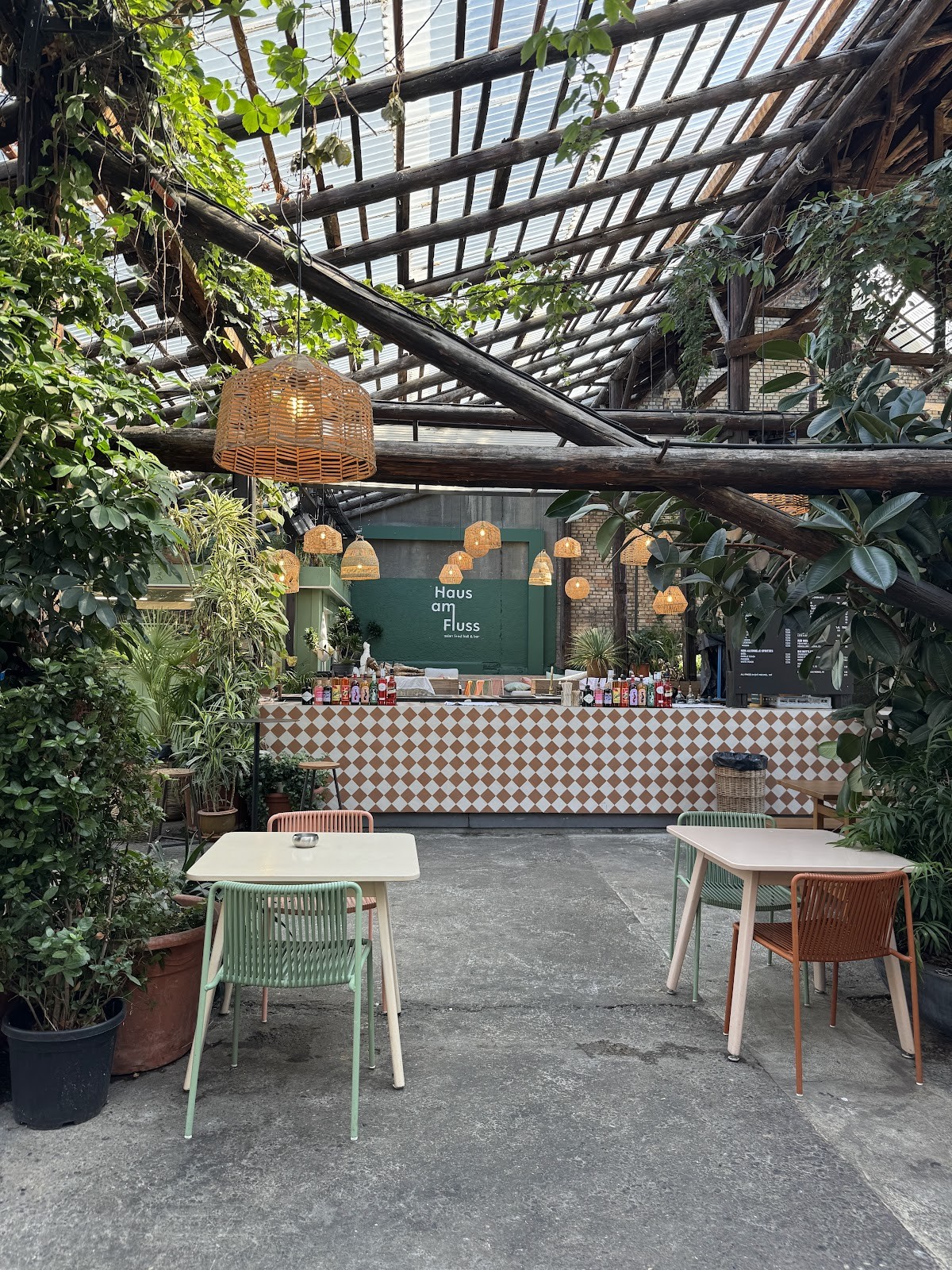 Haus am Fluss: the place