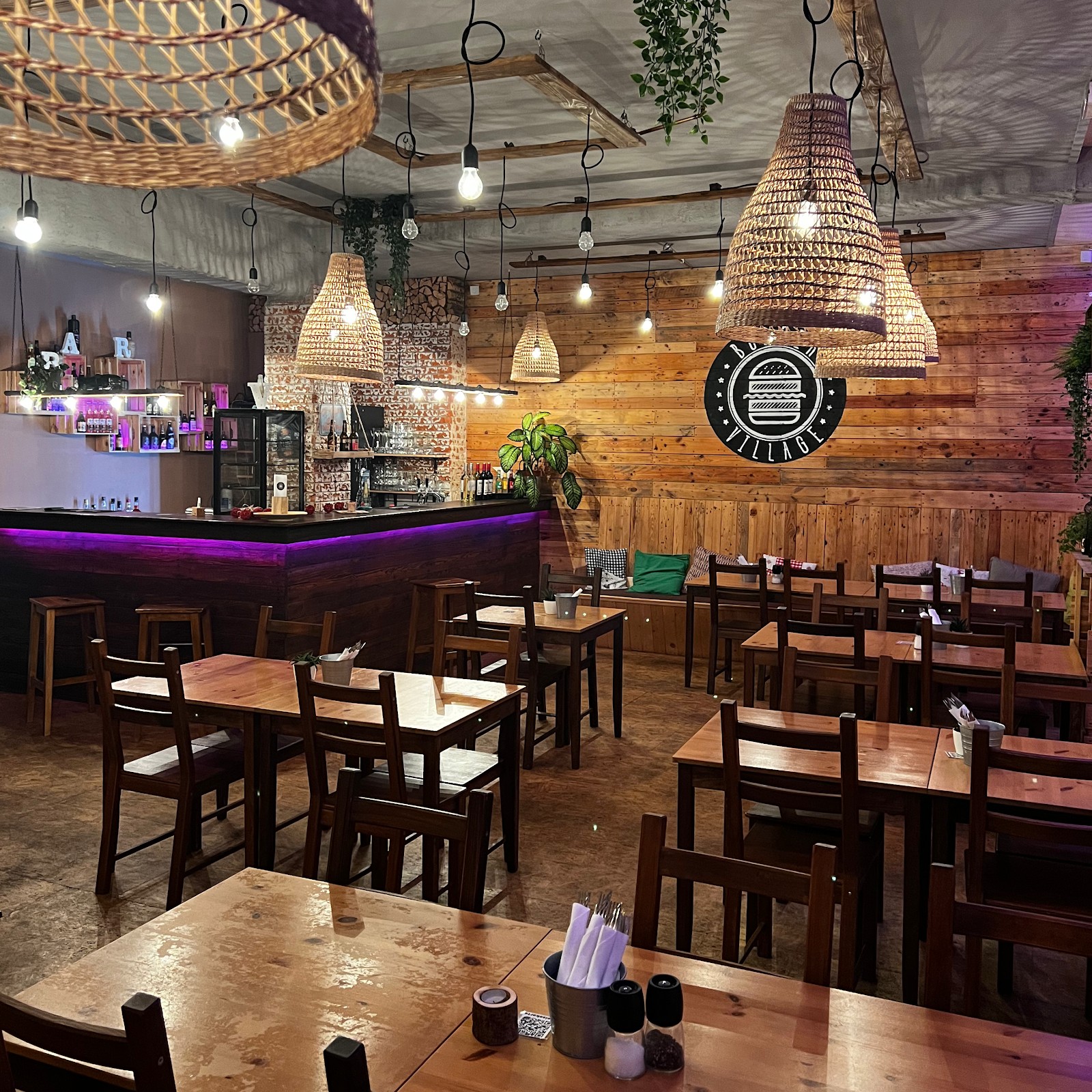 Burger Village: the place