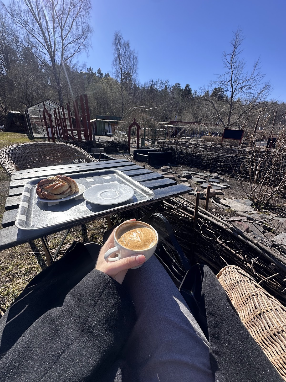 Vintervikens Trädgårdscafé: the place
