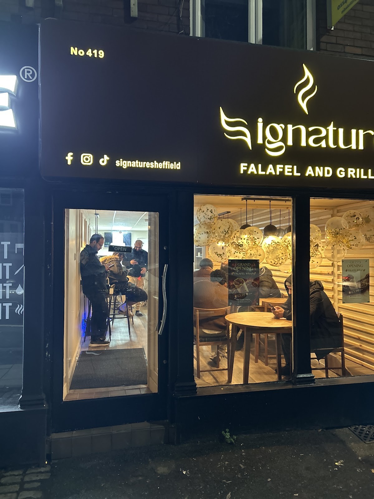 Signature Falafel and Grill: the place