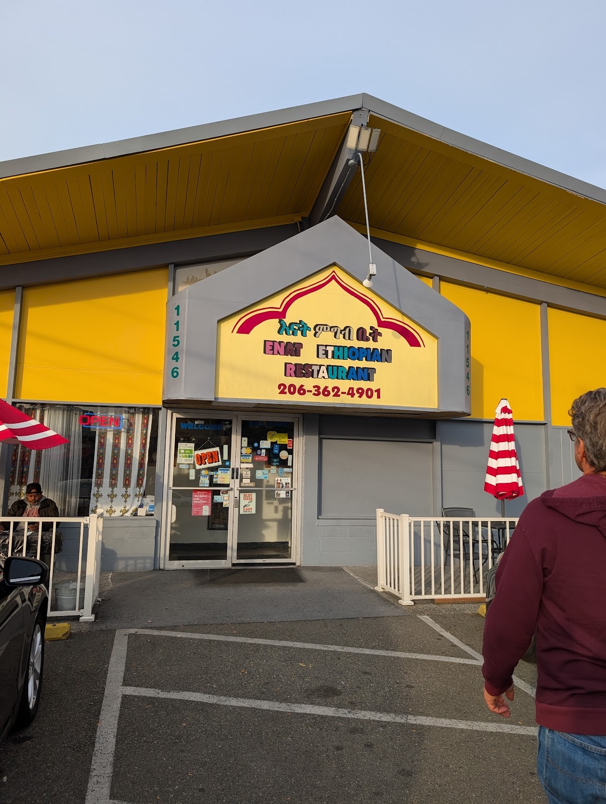 Enat Ethiopian Restaurant: the place
