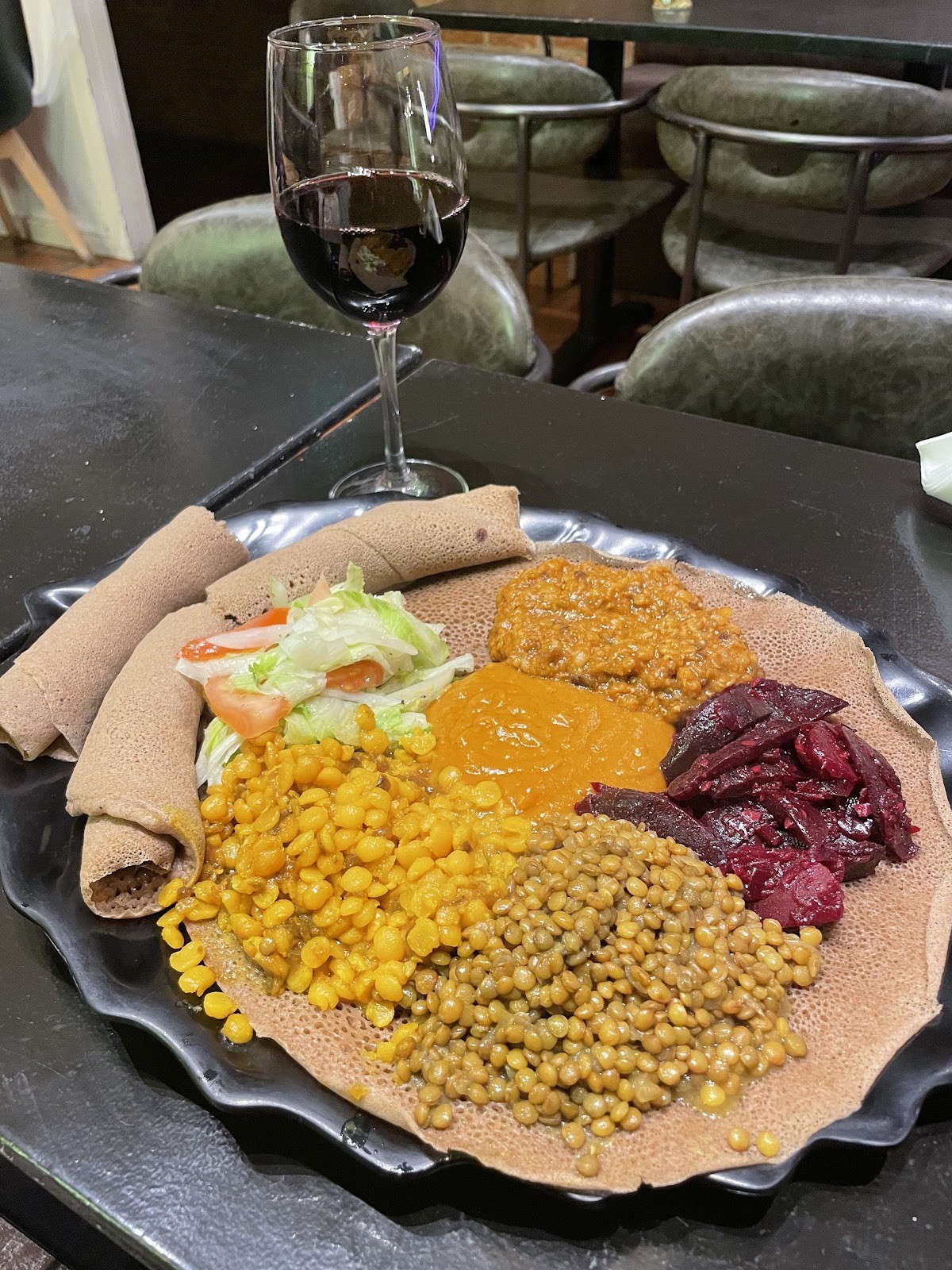 Fidel Ethiopian Restaurant Antwerp: food & drinks