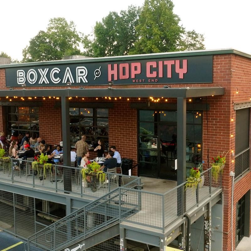 Boxcar at Hop City West End: the place