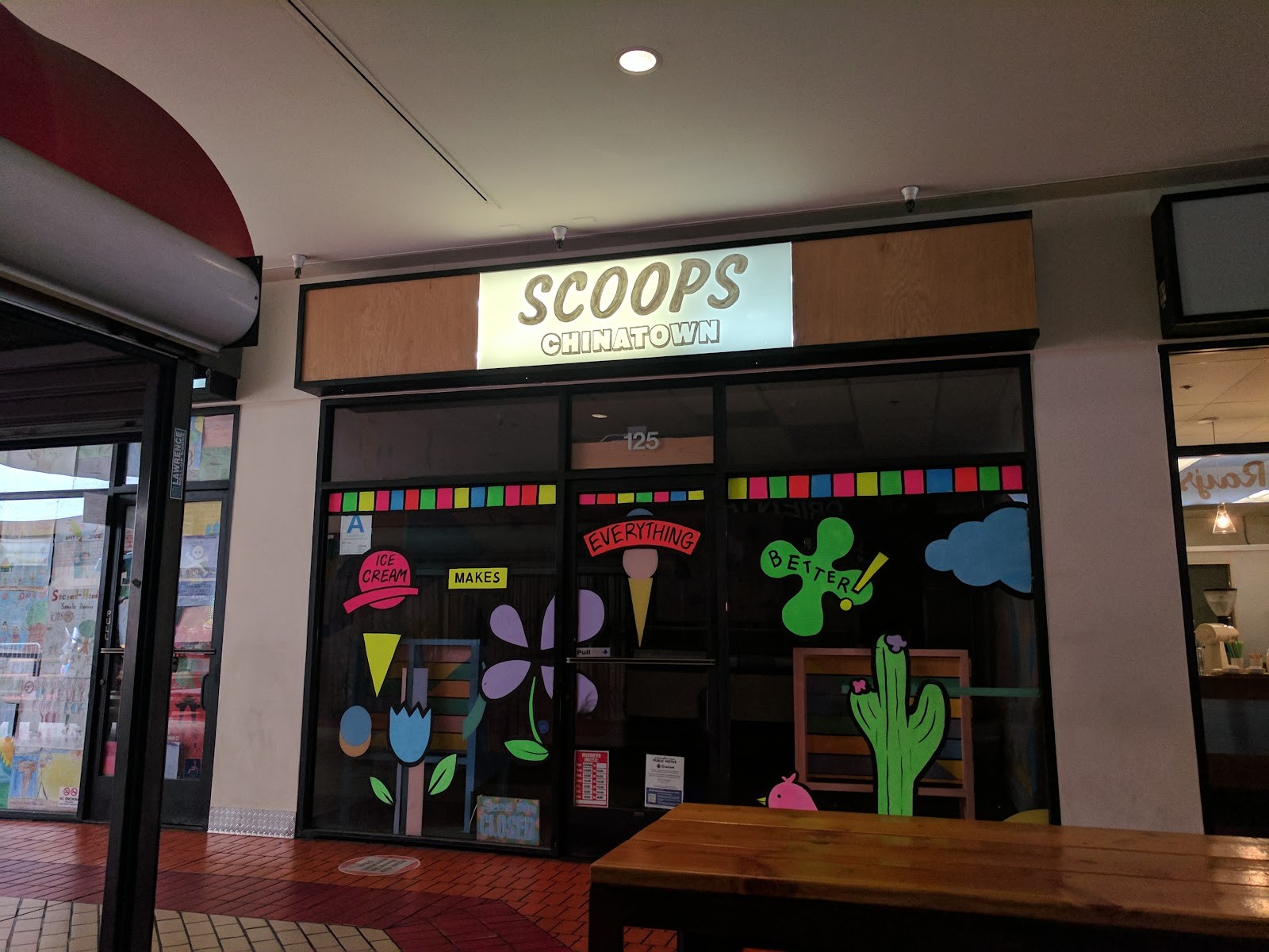 Scoops Chinatown: the place