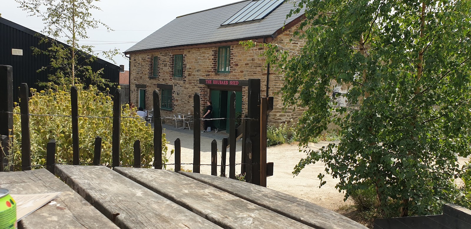 The Rhubarb Shed Cafe: the place
