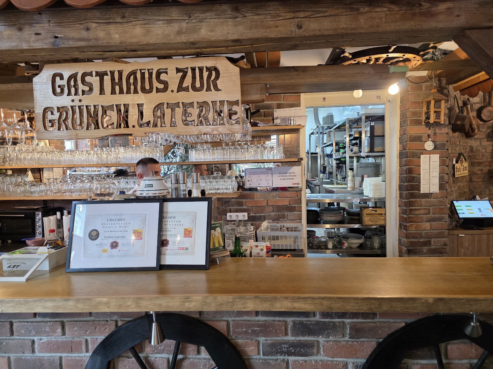 Gasthaus zur Grünen Laterne: the place