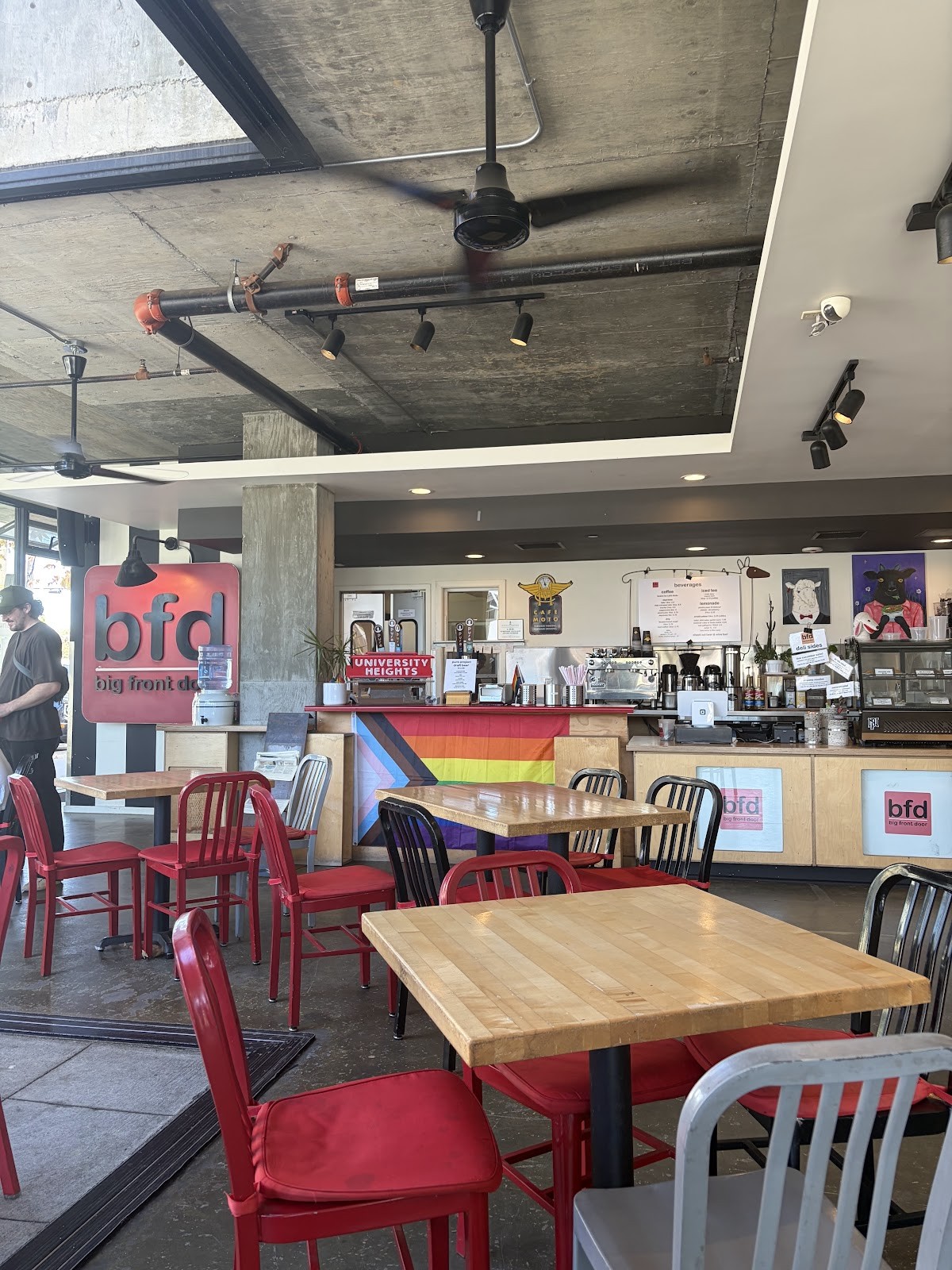Big Front Door: the place