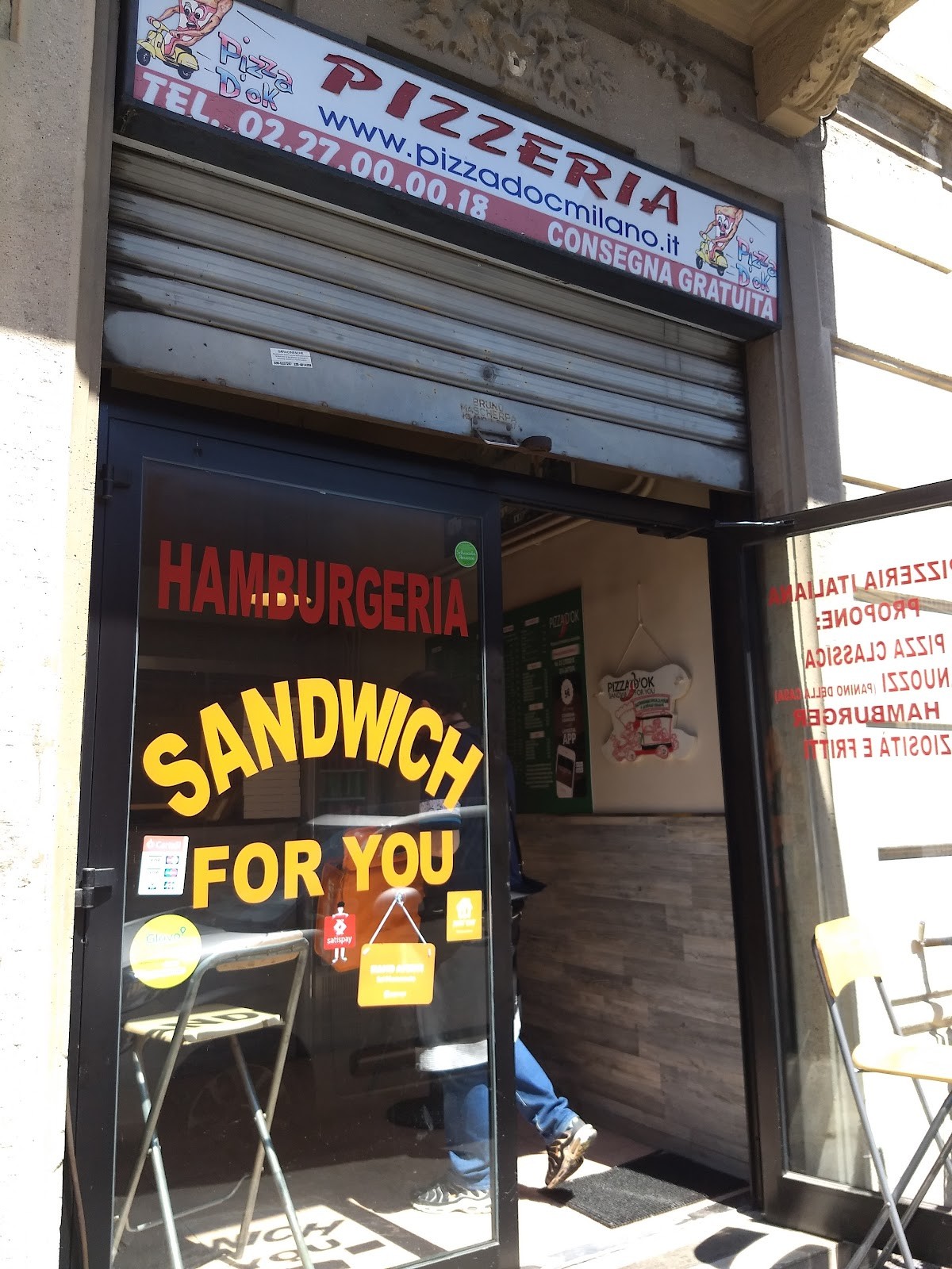 Pizza D'ok Milano e Sandwich for you: the place