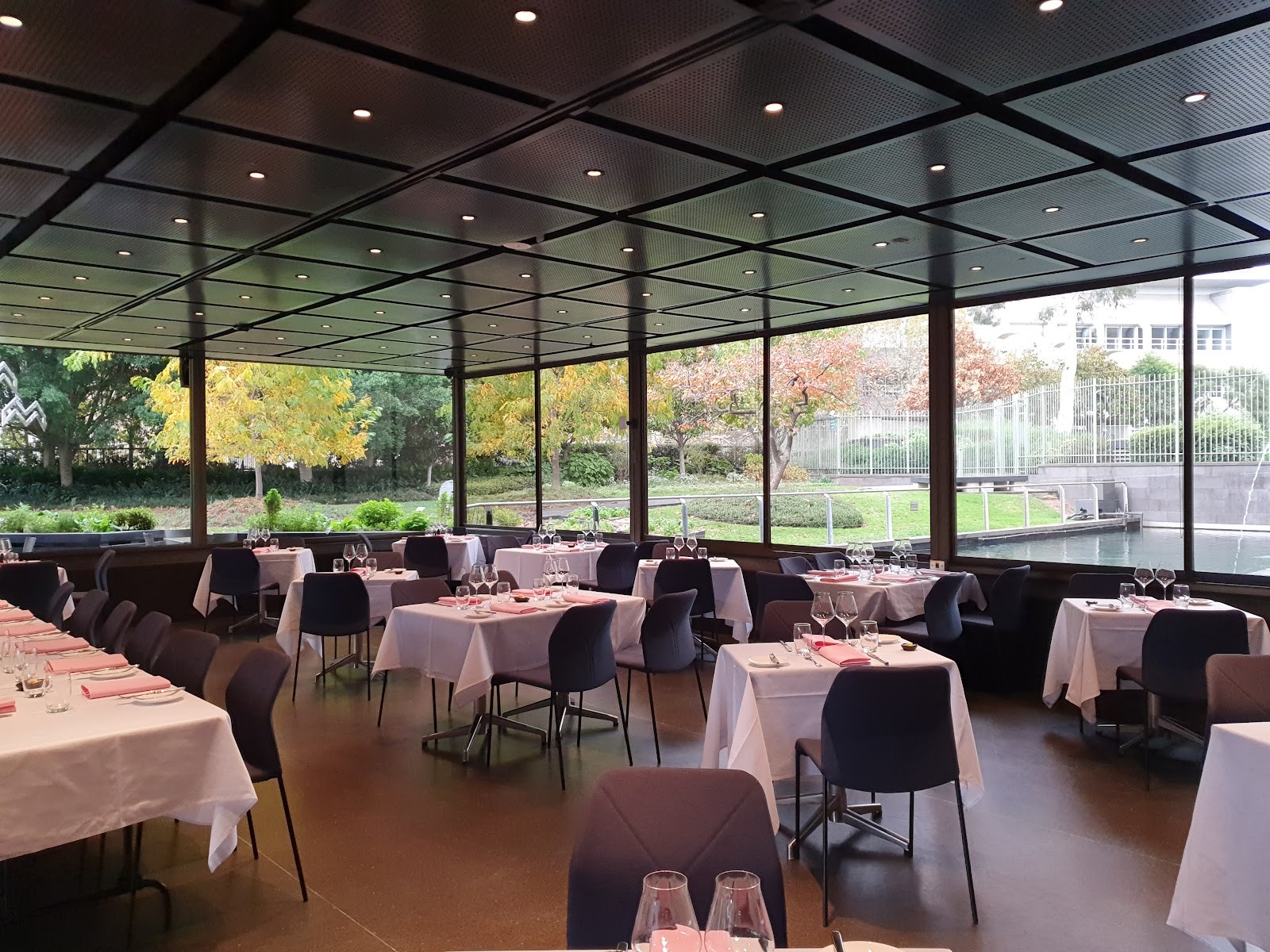 Garden Restaurant at National Gallery of Victoria: the place