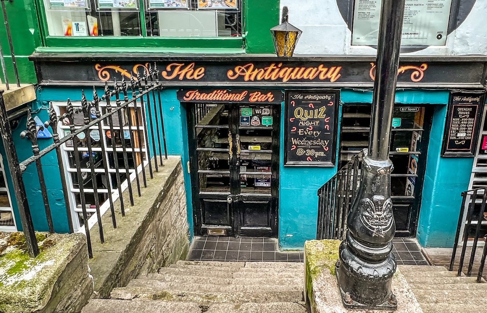 The Antiquary Bar: the place