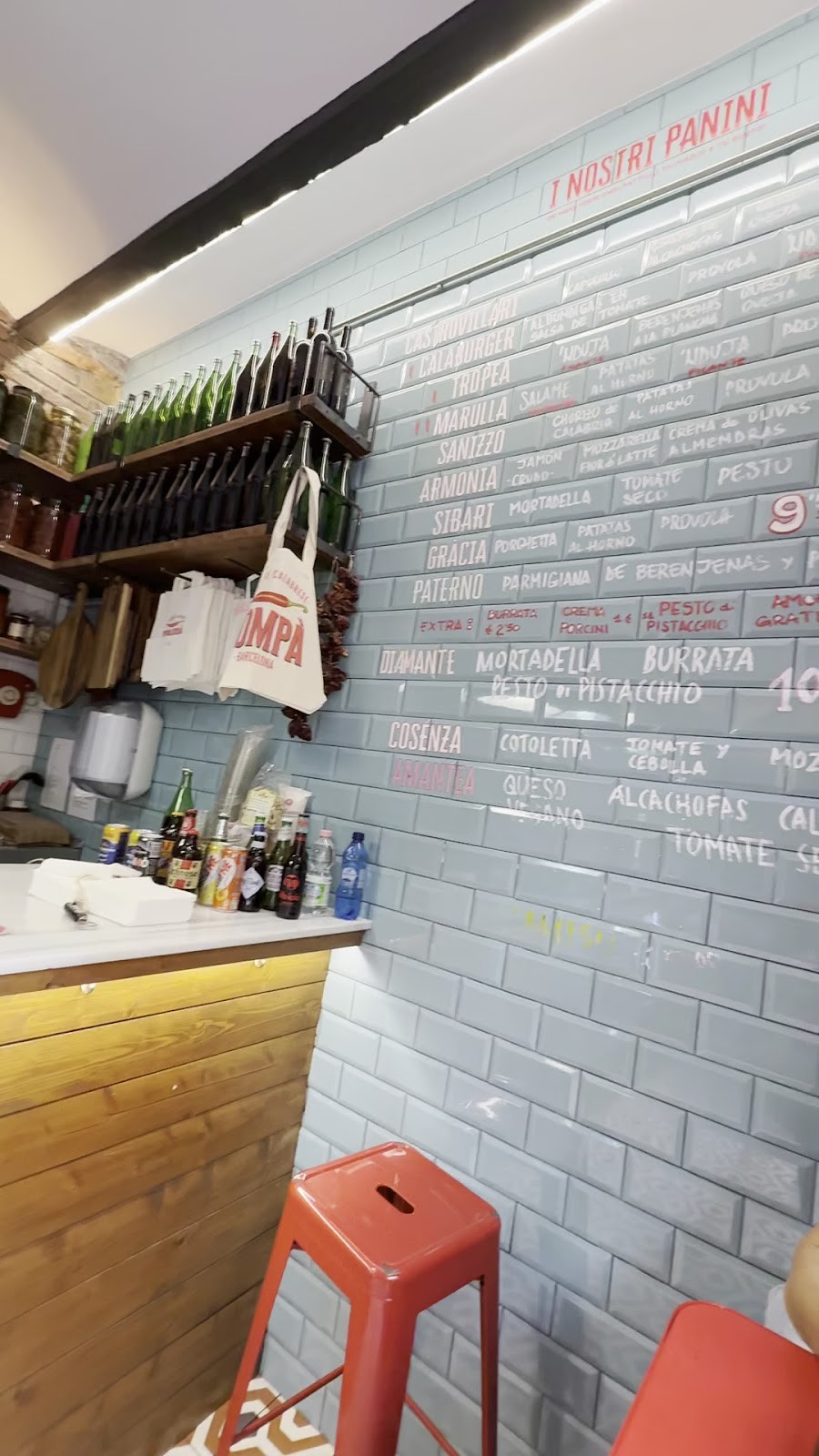 COMPÀ Gràcia - Panino Calabrese: the place