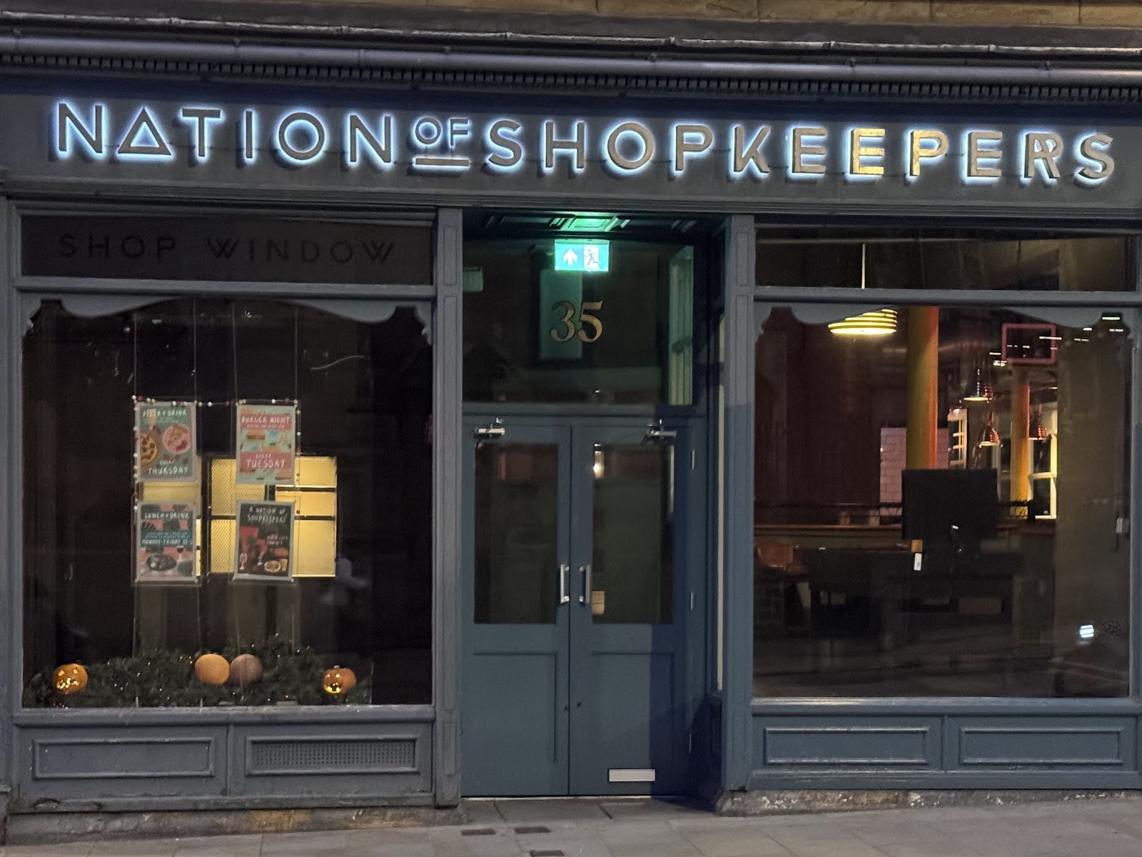 A Nation Of Shopkeepers: the place