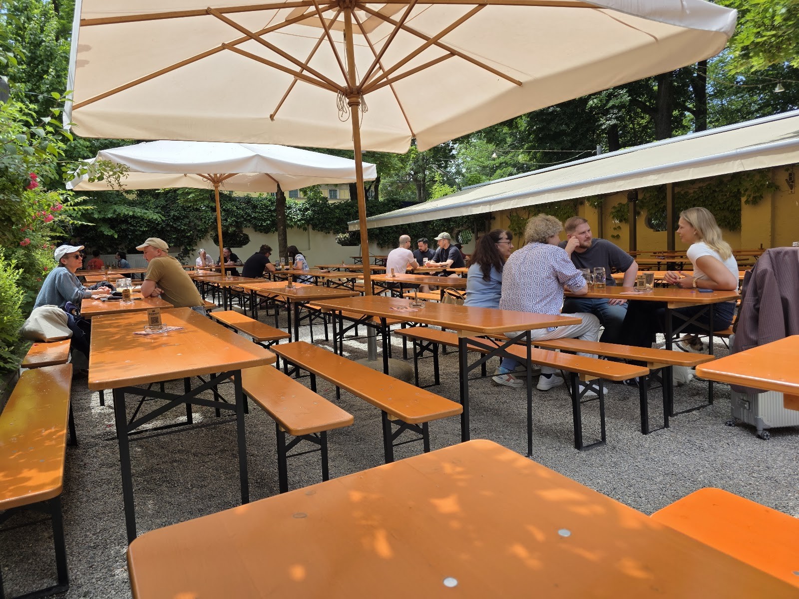 Biergarten am Muffatwerk: the place