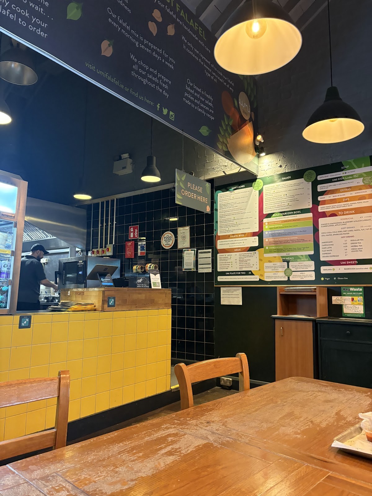 Umi Falafel - George's Street Arcade - Dublin 2: the place