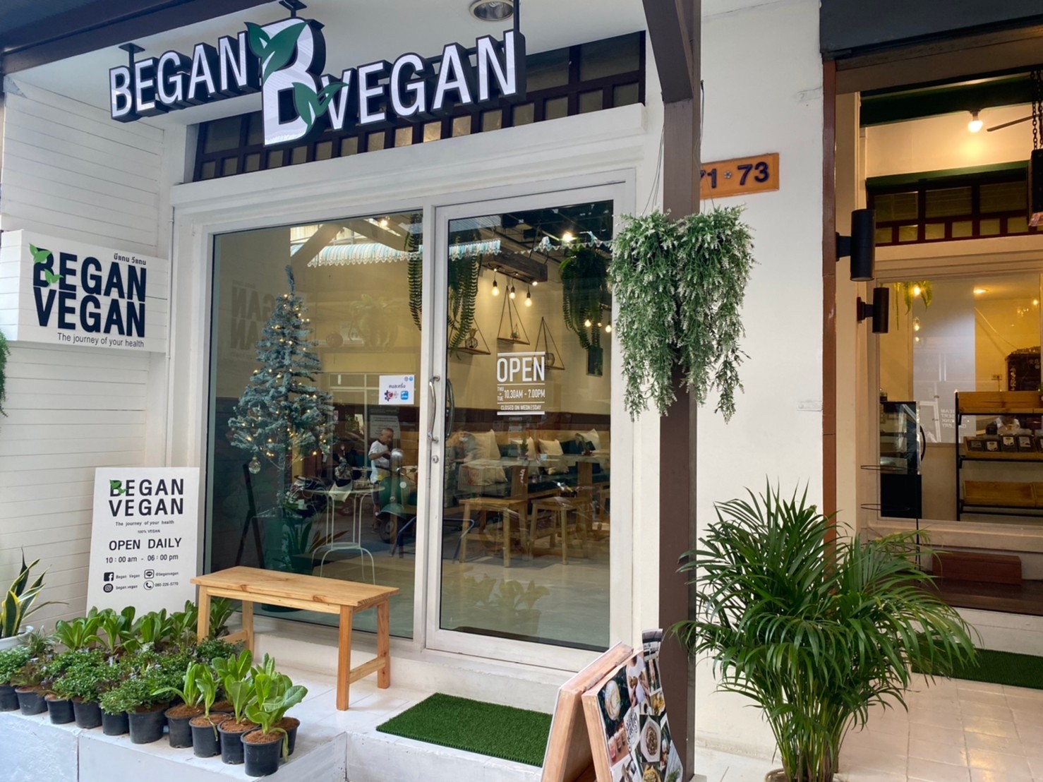 BEGAN VEGAN: the place